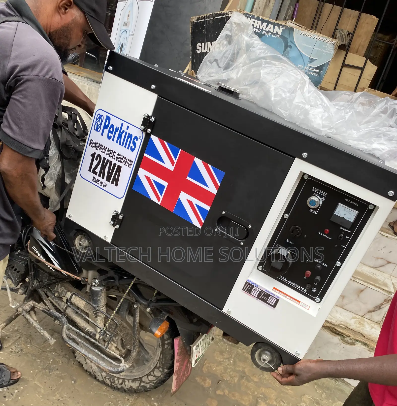 12.5kva Perkins Soundproof Generator – Reliable Power for Home Busines