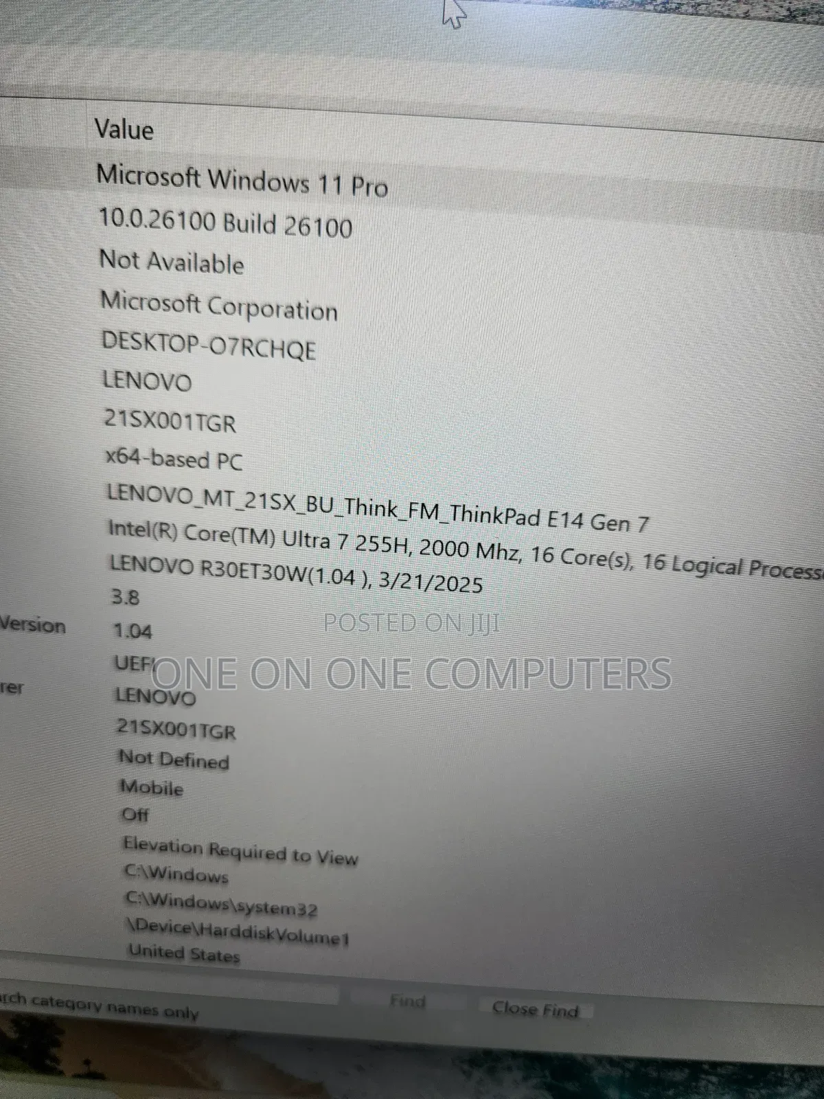 Laptop Lenovo ThinkPad E14 Gen 6 16GB Intel Core Ultra 7 SSD 512GB