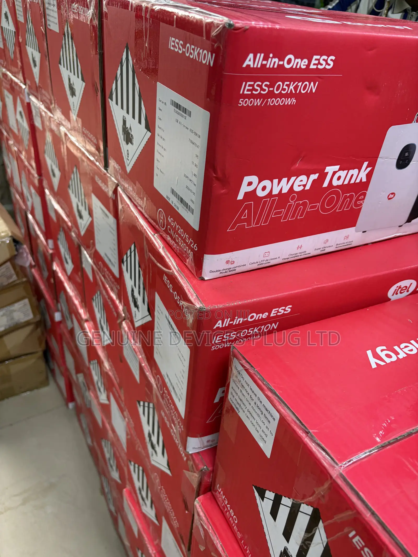 Itel 500W Solar Generator With 1000Wh Lithium Battery