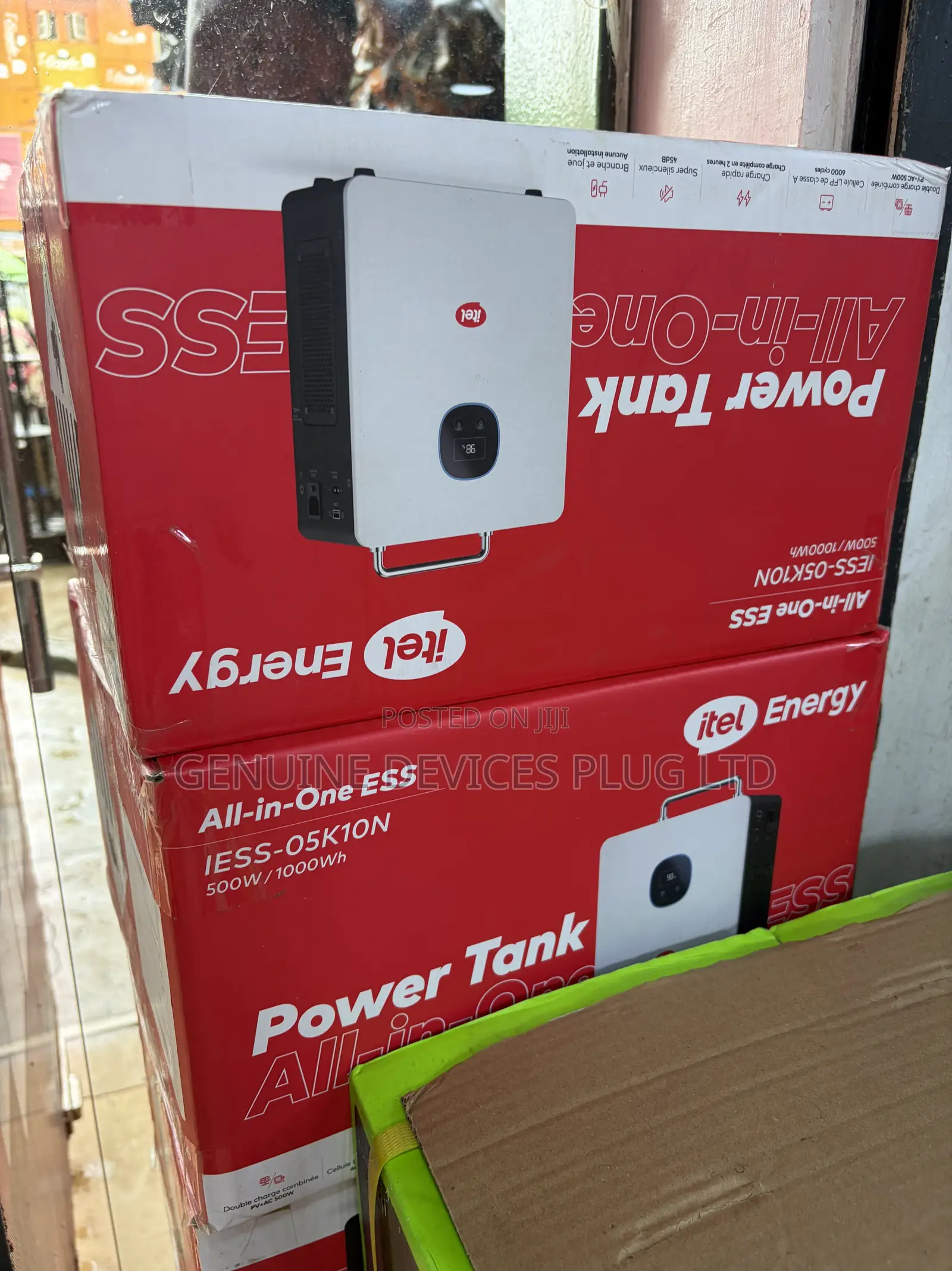 Itel 500W Solar Generator With 1000Wh Lithium Battery