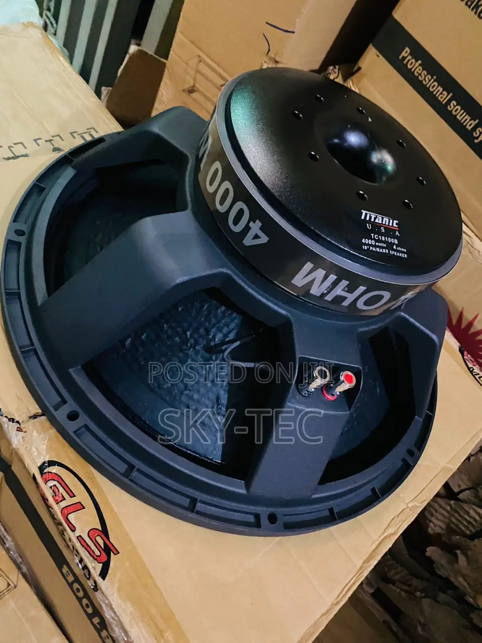 Original Titanic 18inches Sub Woofer Speaker 4000w Big Double Magnet