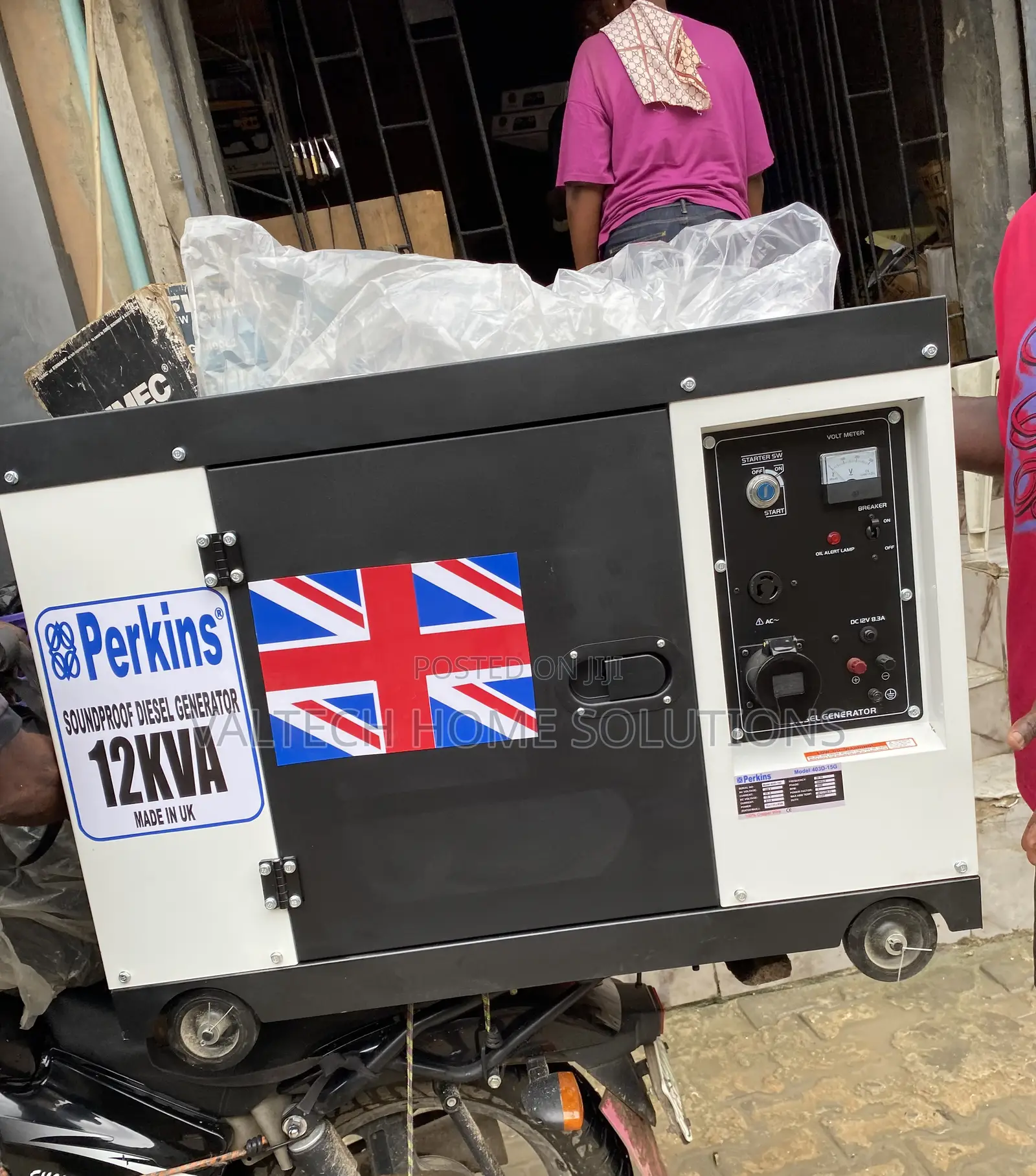 Original 12.5KVA Perkins Generator for Homes, Offices Industries