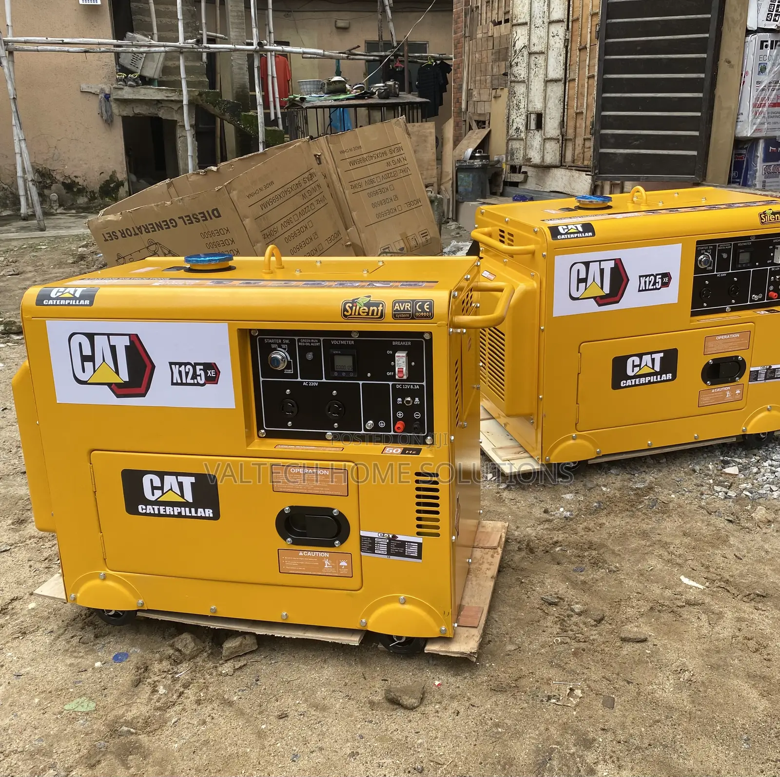 Heavy-Duty CAT 12.5KVA Diesel Generator – Low Fuel Consumption