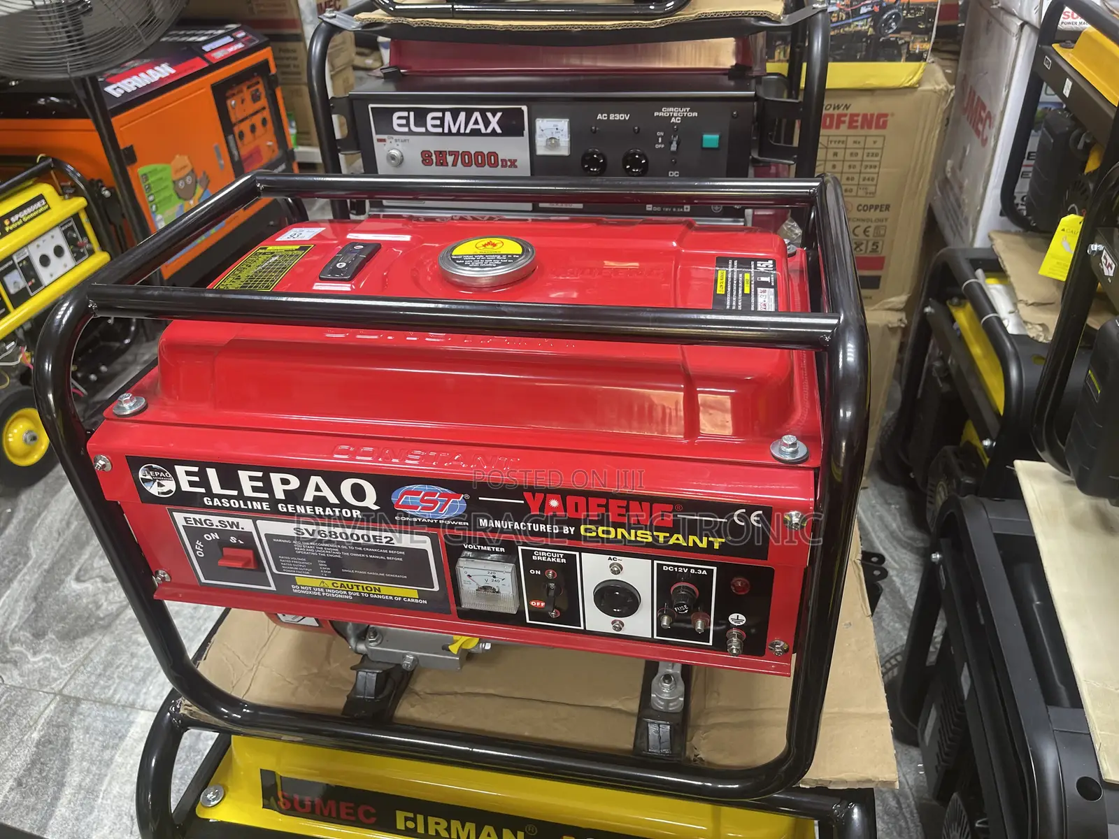 Brand Nee Constant Elepaq 4.5kva Petrol Generator