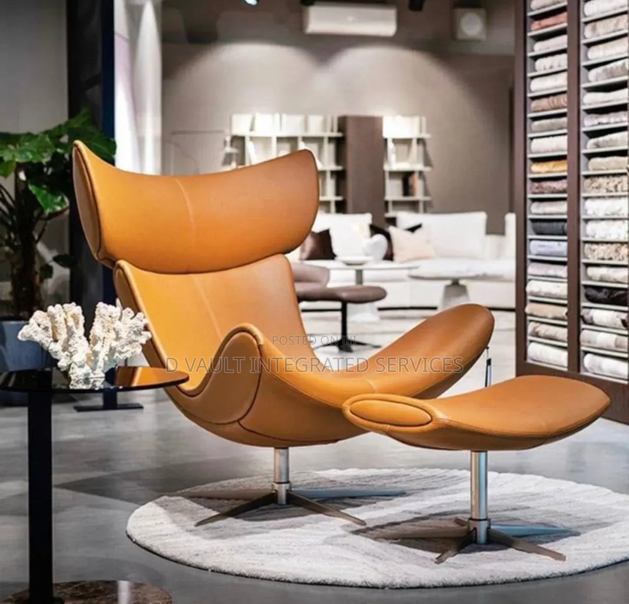 Accents Chair / Modern Chair With Table.