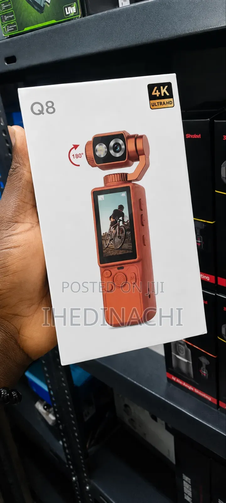 Q8 Ultra Hd Handheld Camera – Portable Vlogging Camera