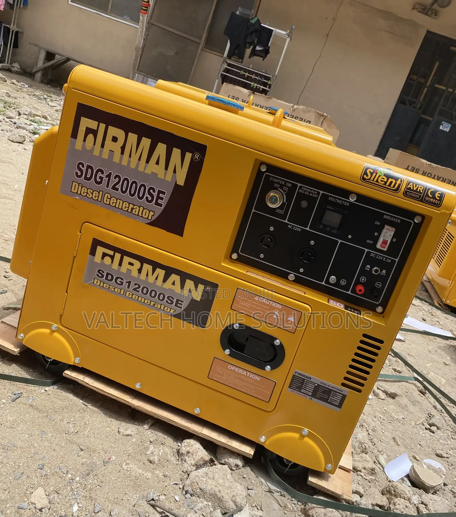 Rugged 12.5KVA Fireman Soundproof Generator With Copper Coil