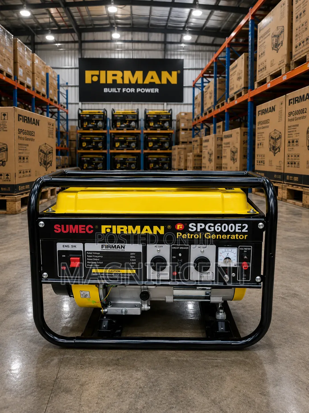 4.5kva Sumec Firman Spg4000 Petrol Generator – Reliable Power Solution