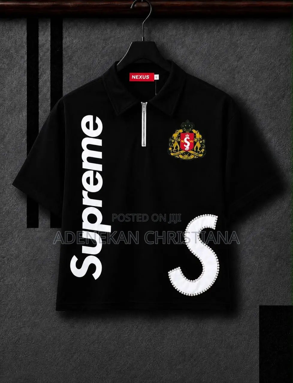 Nexus Supreme-Inspired Zip Polo T-Shirt