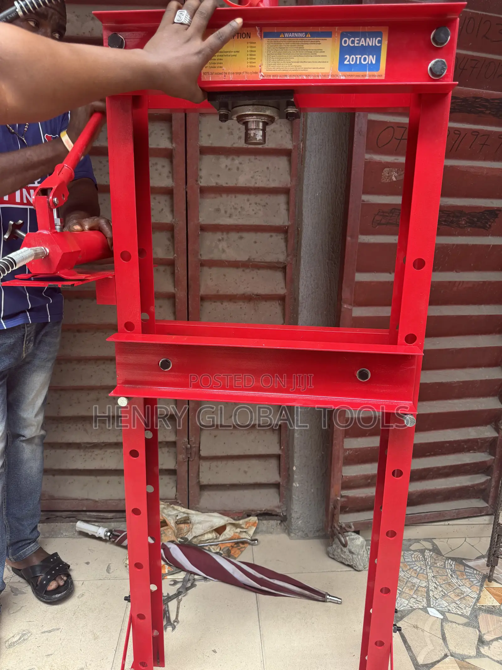 20ton Heavy Duty Hydraulic Shop Press Machine