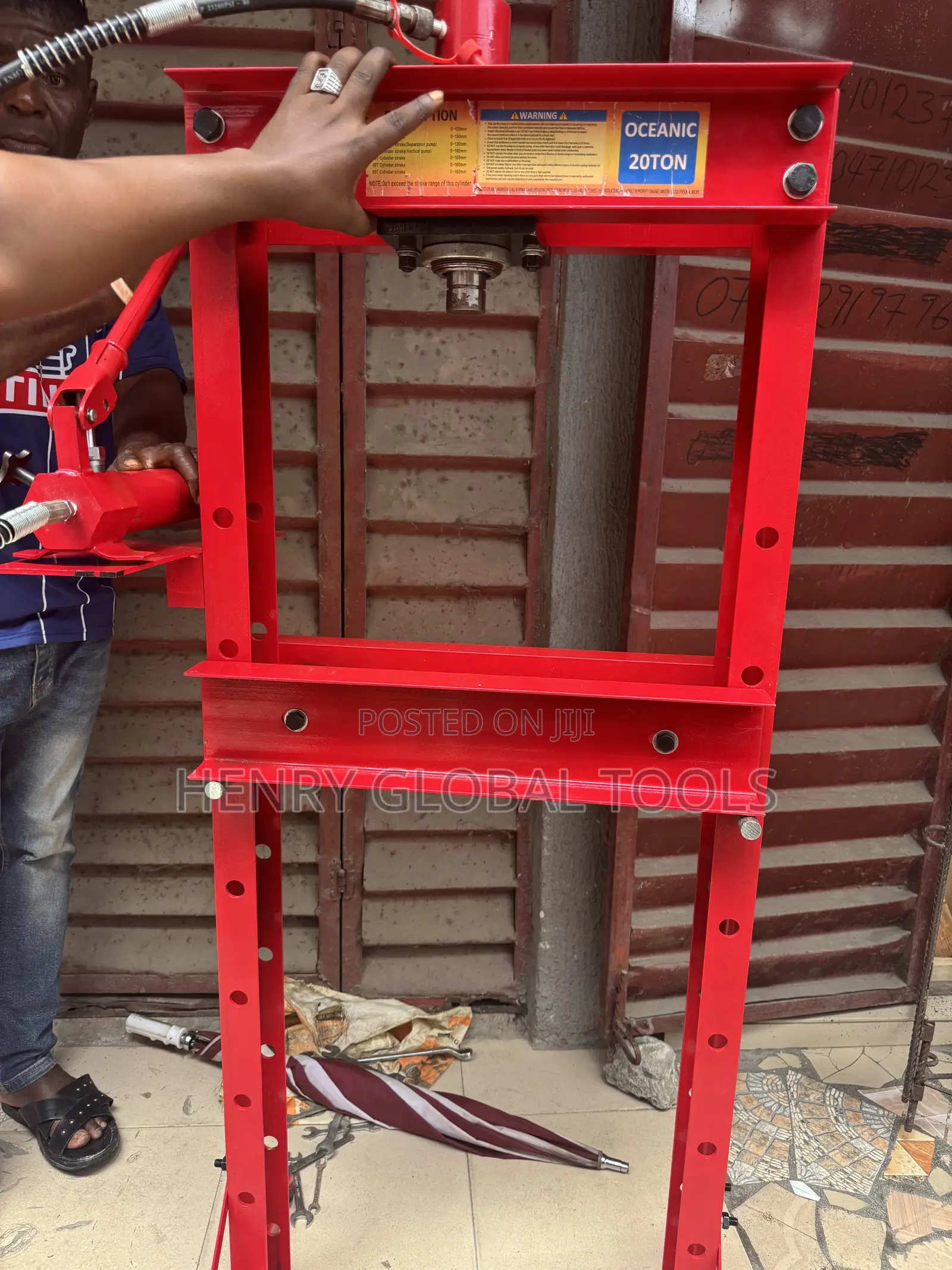 20ton Heavy Duty Hydraulic Shop Press Machine