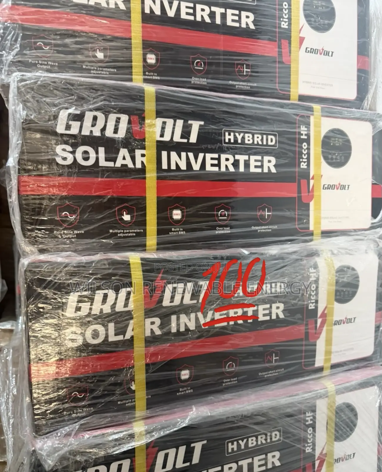 Grovolt 3.6KVA 24v Hybrid Inverter