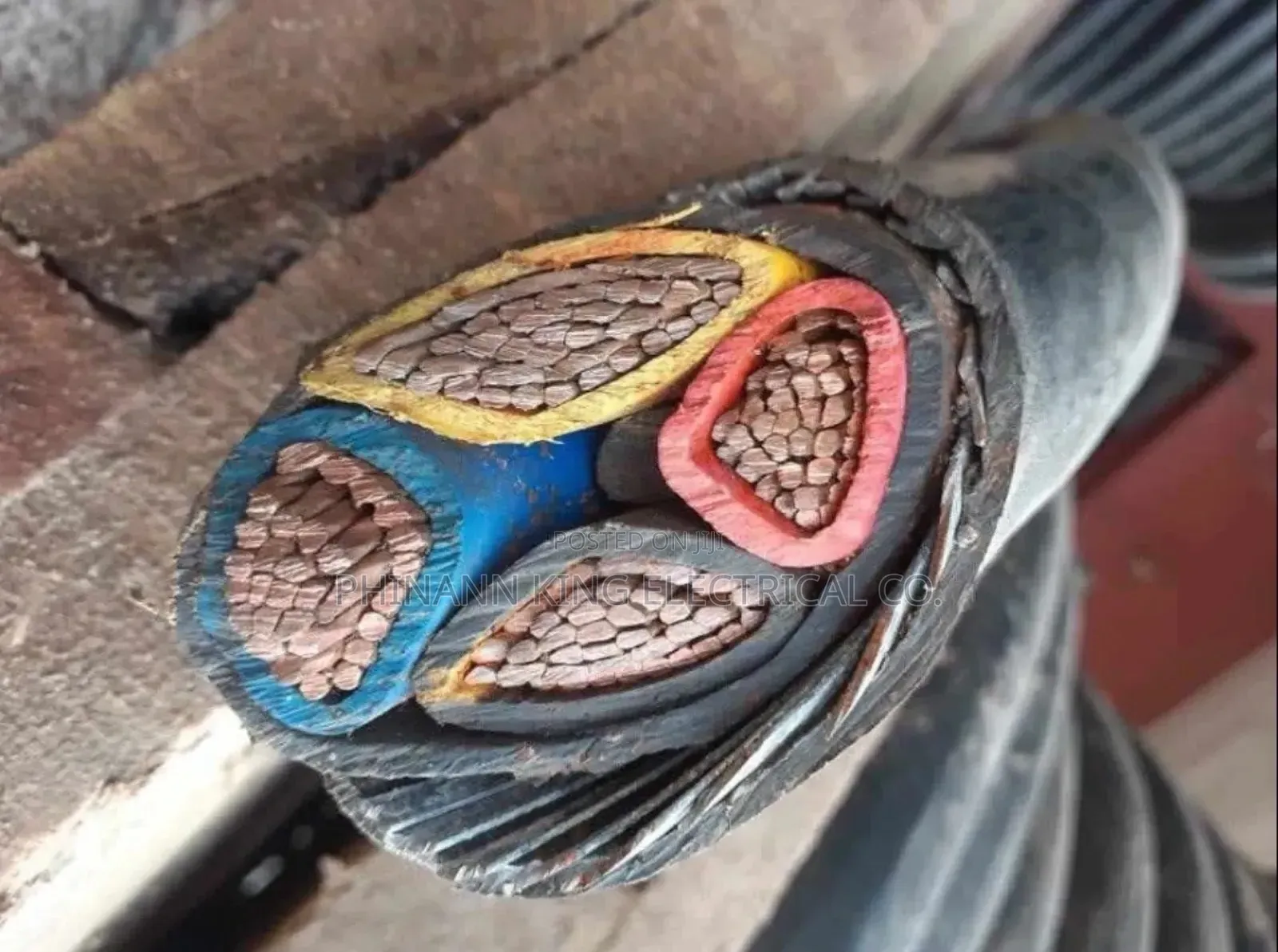 Kilometer 150mm 4core Pure Copper Wire Full Gauge