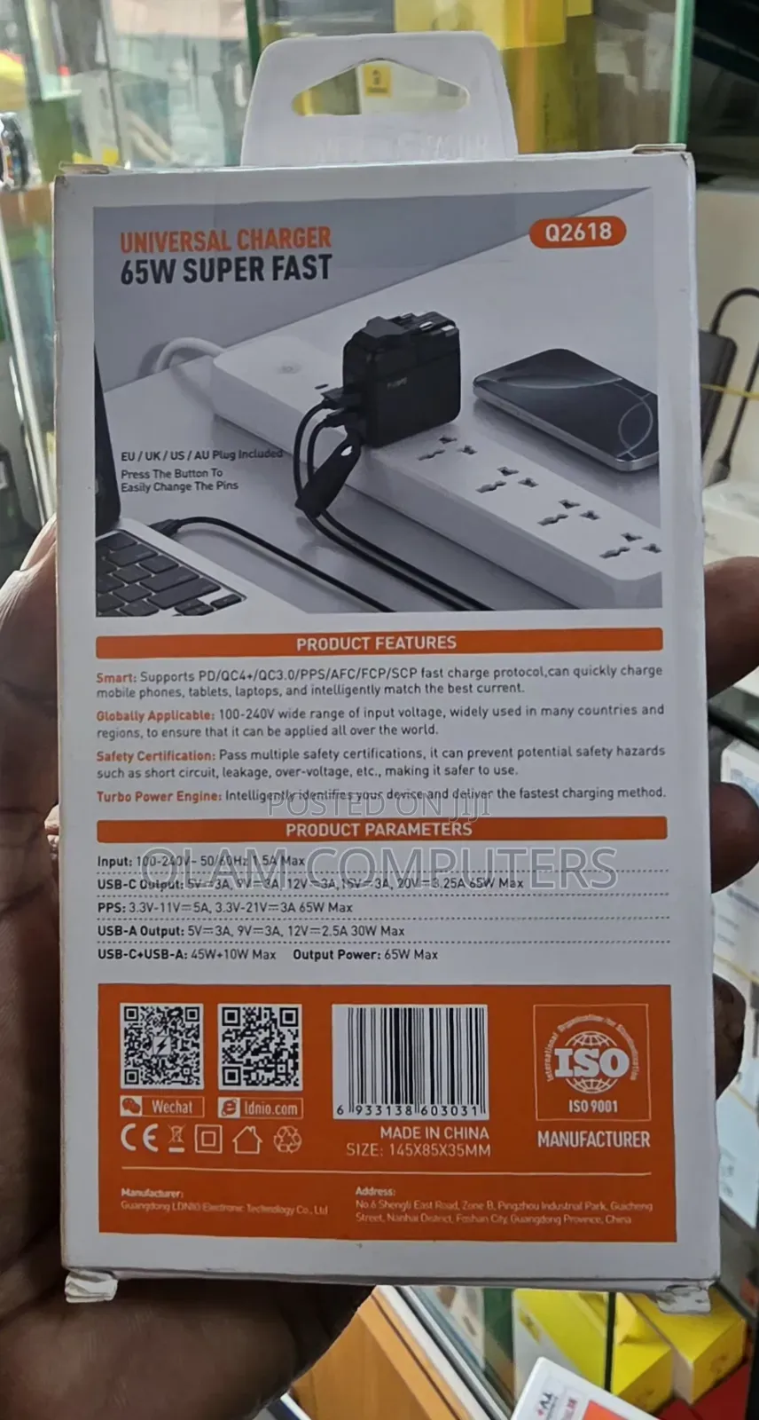 LDNIO 65W Universal Charger