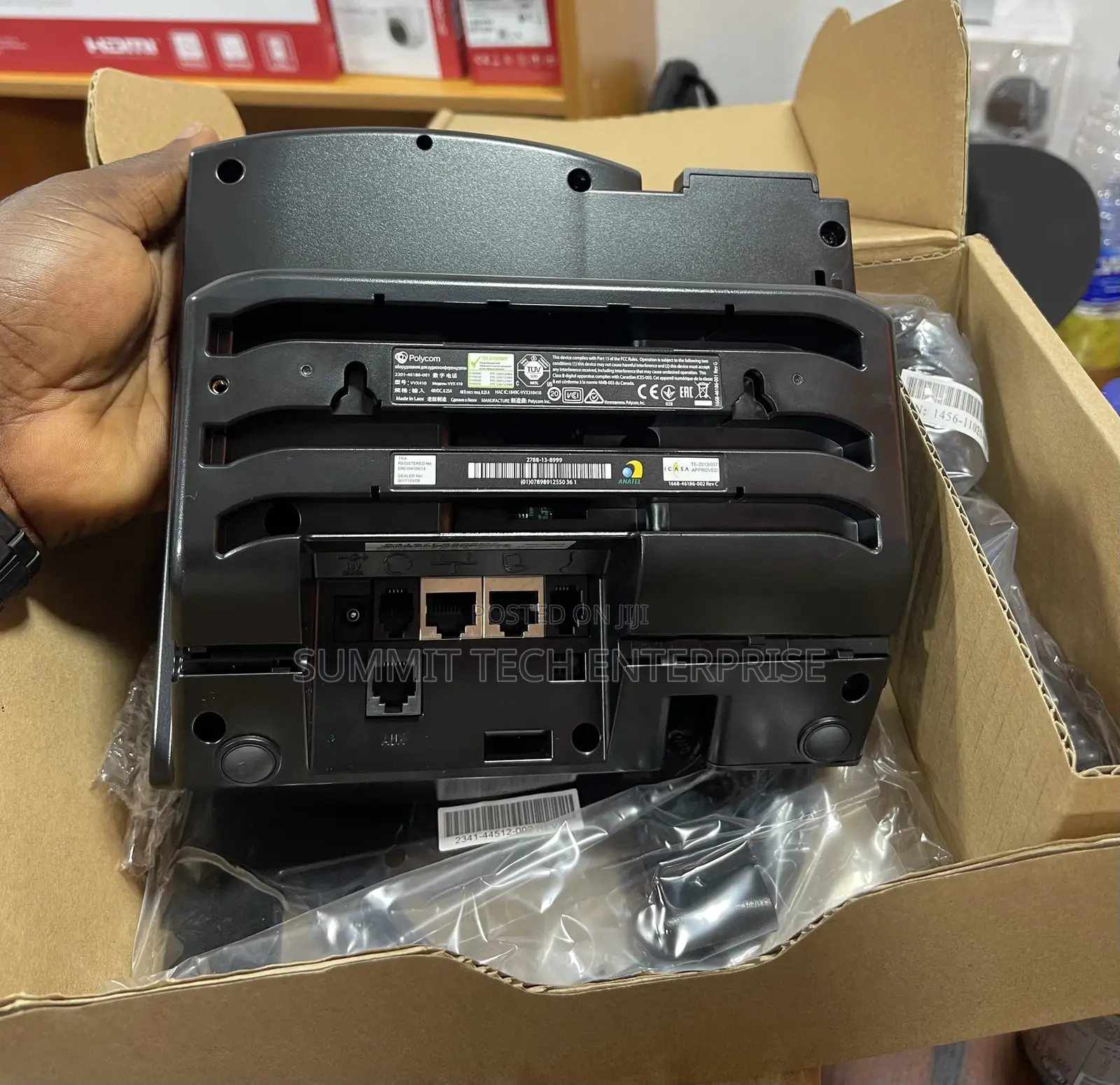 Polycom Desktop Ip Phone,gig-E,poe
