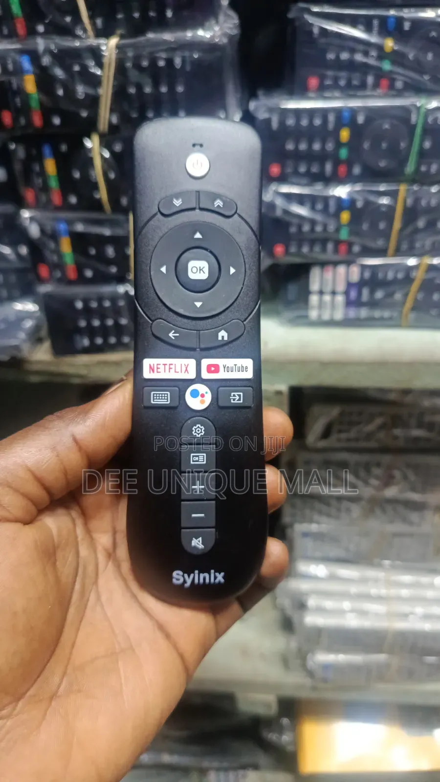 Syinix UHD Android Smart TV Voice Replacement Remote