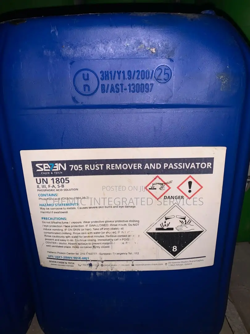 Seven 705 Rust Remover Passivator – Industrial Rust Treatment