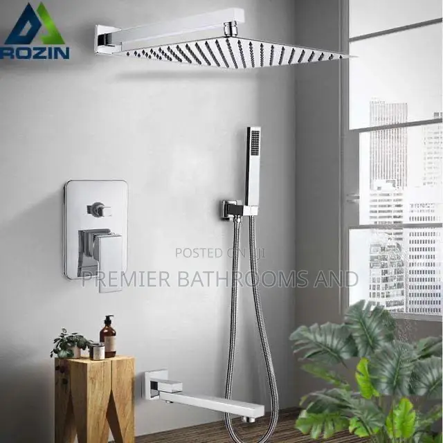 Chrome Five Ways Conduit Shower