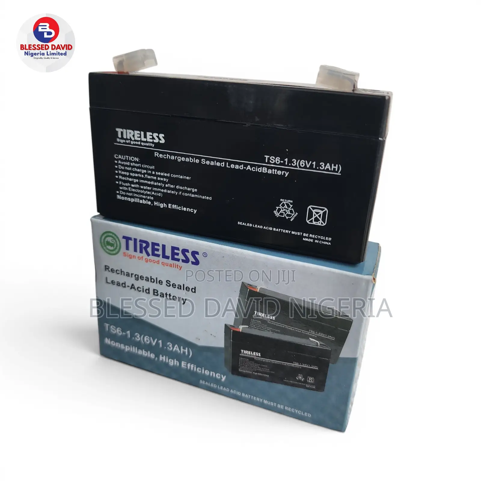 Tireless 6V 1.3Ah Replacement Battery