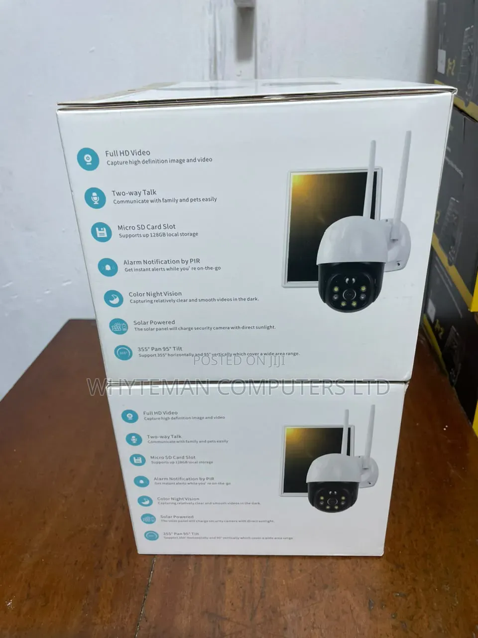Intelligent Solar Energy Alert Security PTZ Camera