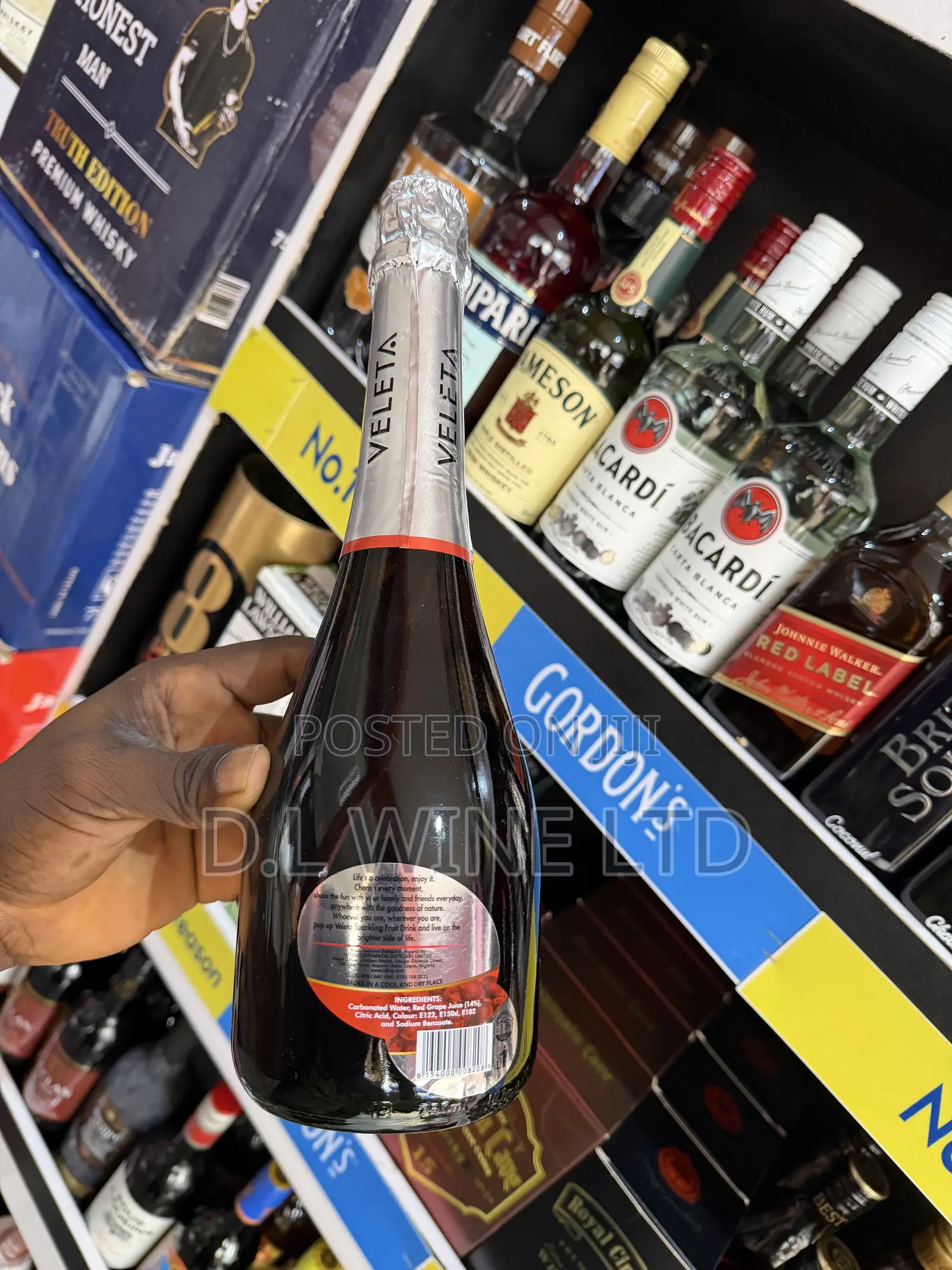 VELETA Grape Fruit With Carton of 12 Bottles