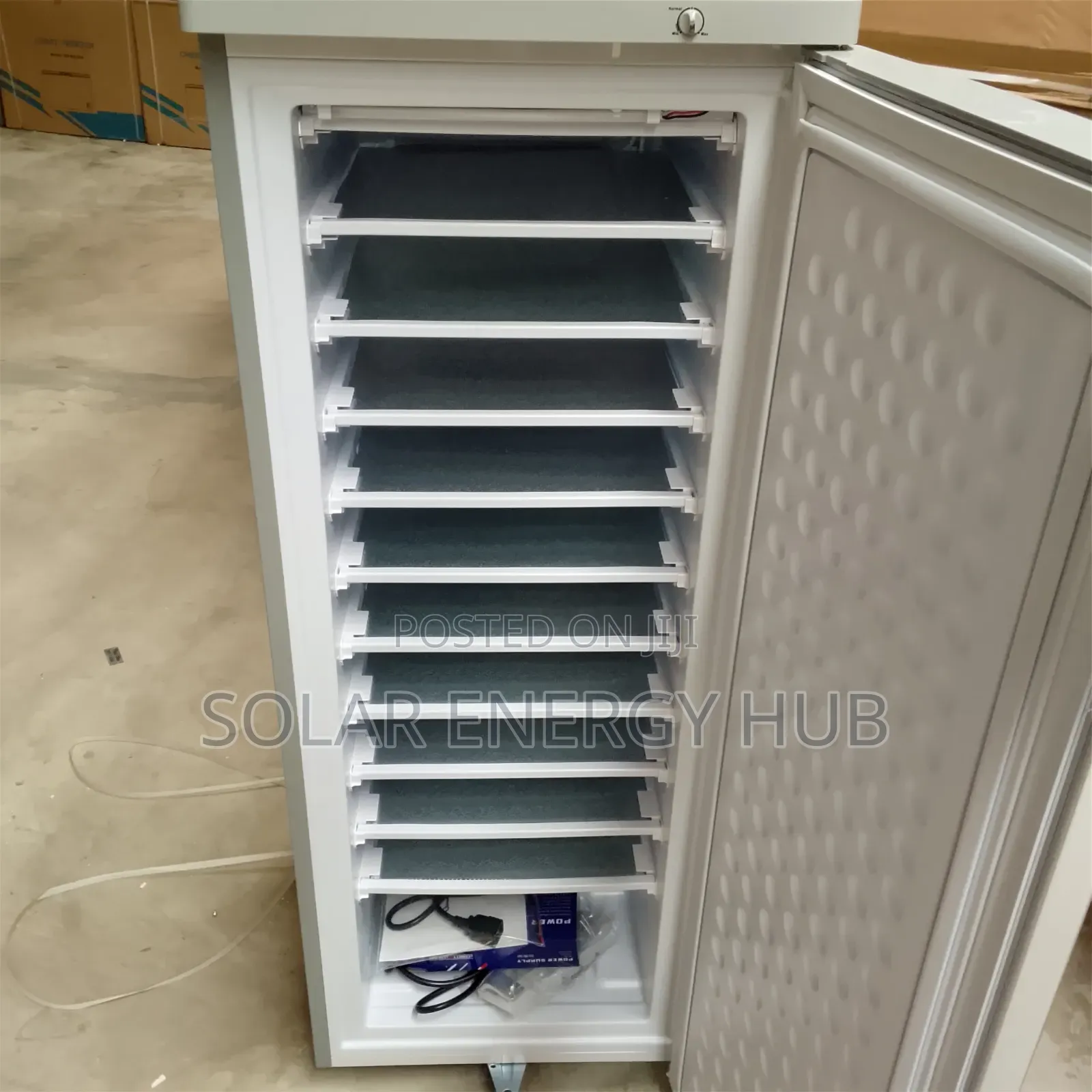 198L ForeSolar Ice Maker Upright Fridge