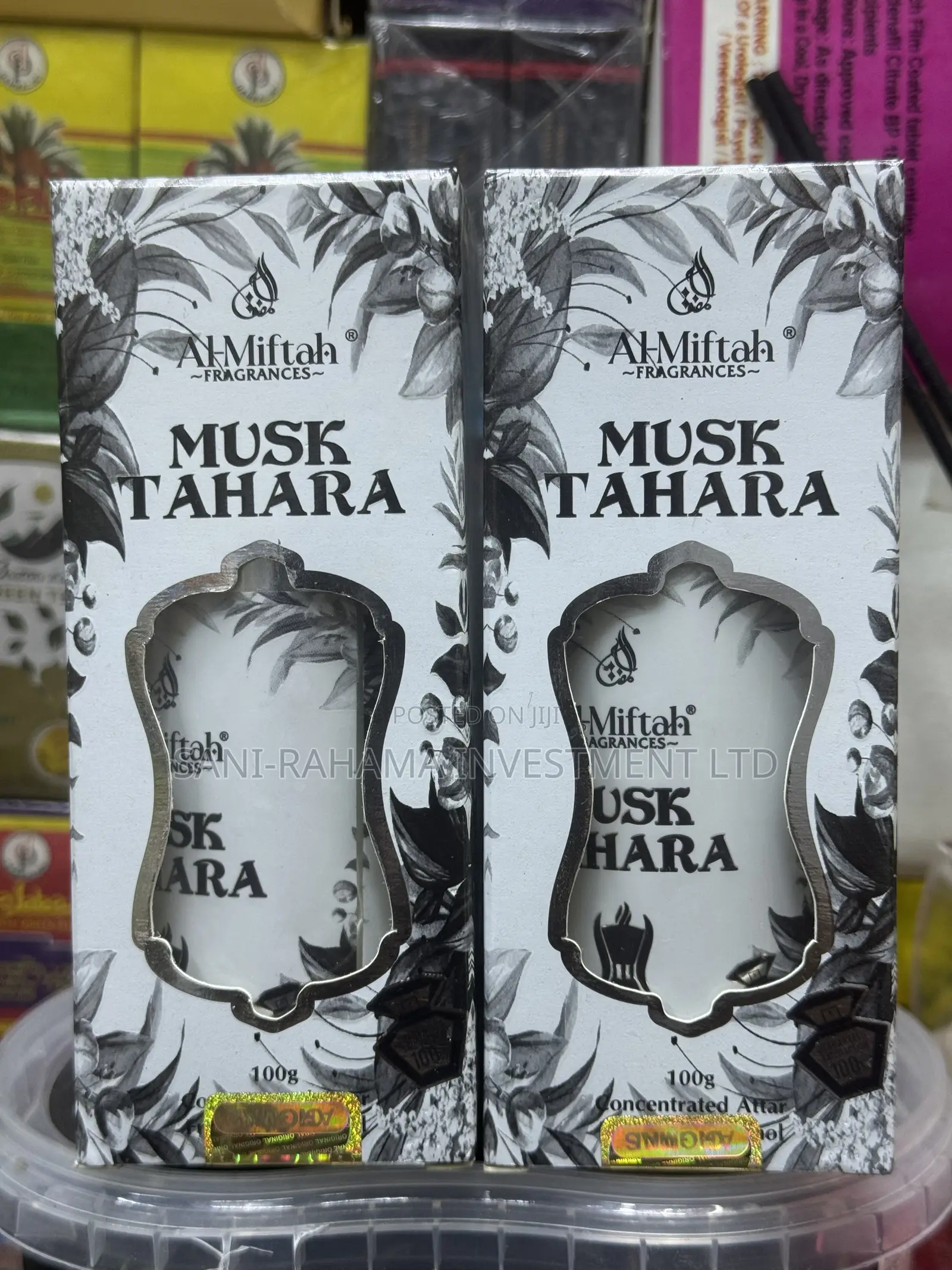 Original Al-Miftah Musk Tahara 100g | Premium Concentrated Attar