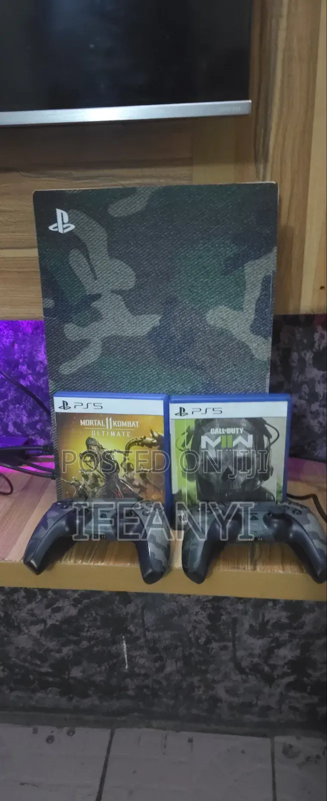 PlayStation 5 Wrapped Camouflage Edition