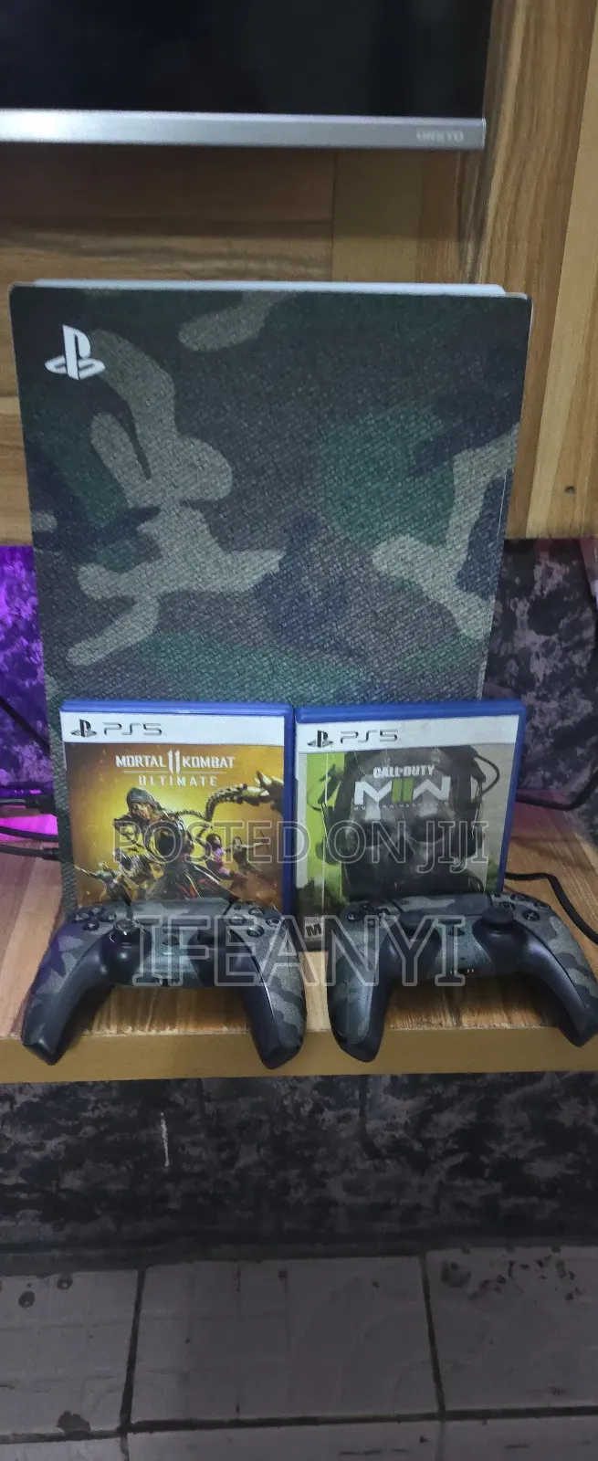 PlayStation 5 Wrapped Camouflage Edition
