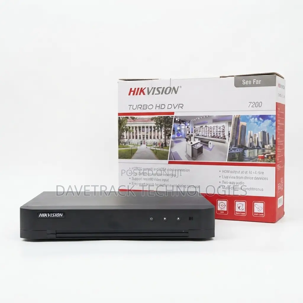Hikvision 4-Channel AcuSense Turbo HD DVR – iDS-7204HQHI-M1/E