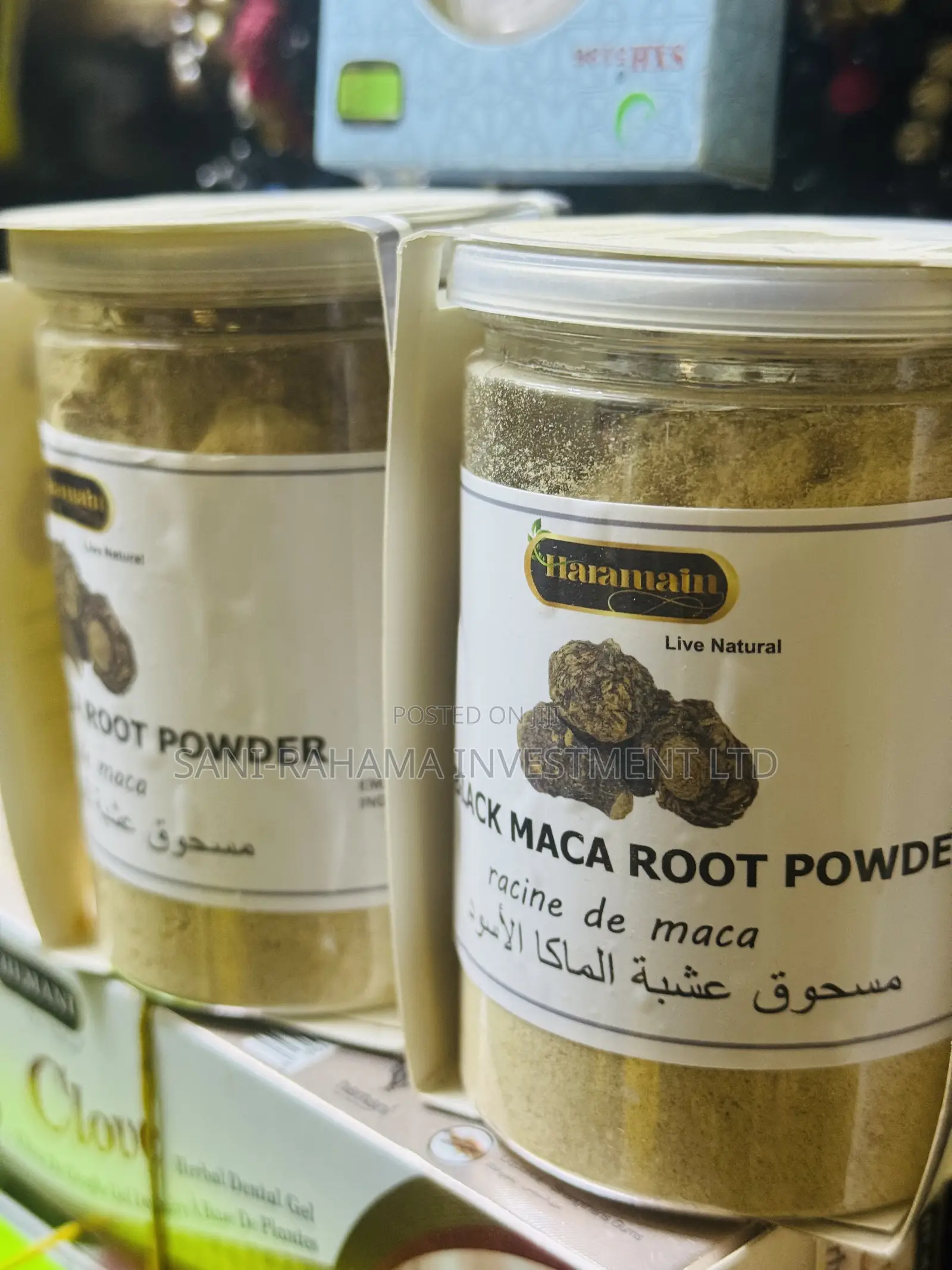 Original Haramain Black Maca Root Powder | Premium Herbal Powder