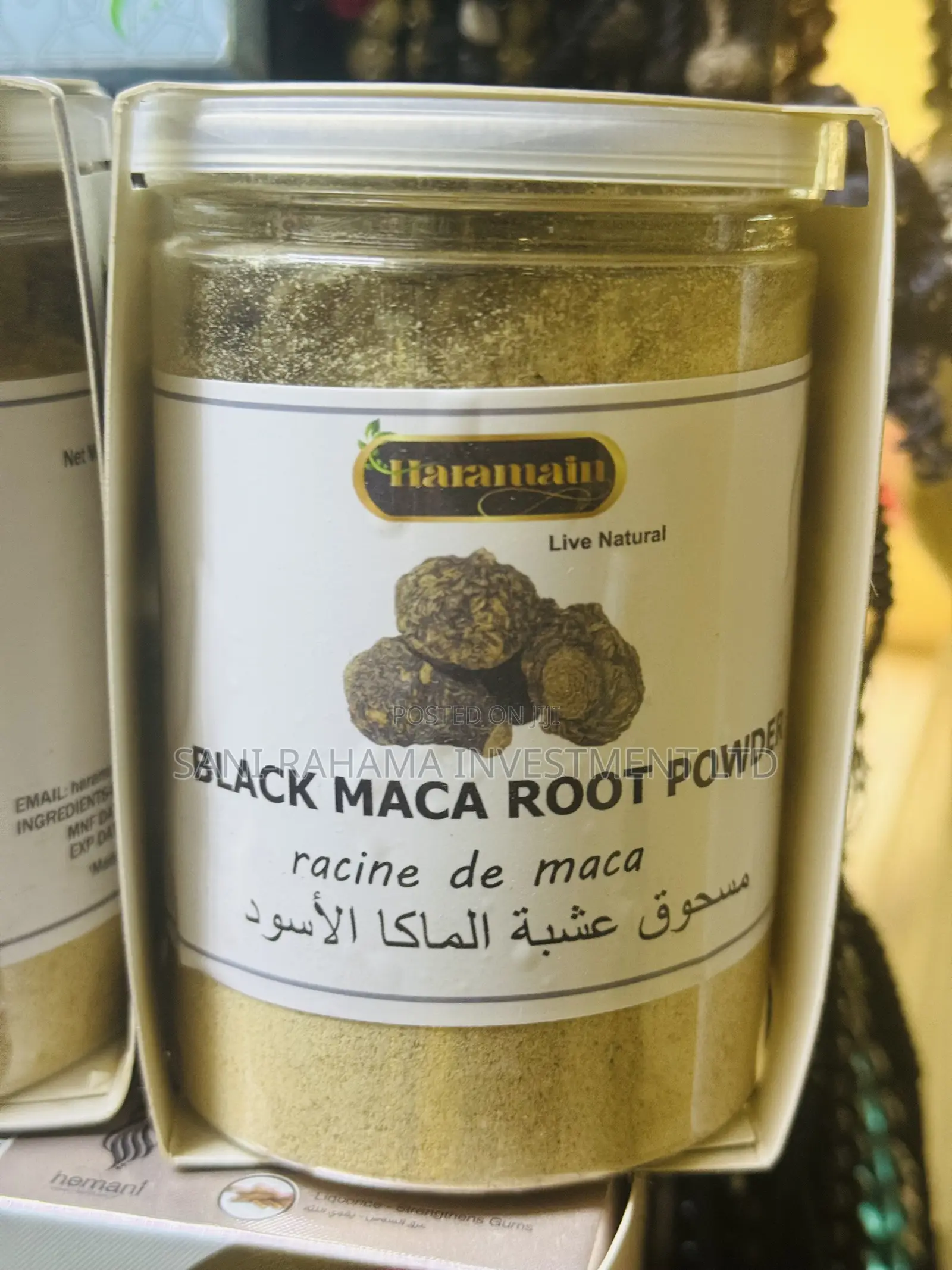 Original Haramain Black Maca Root Powder | Premium Herbal Powder