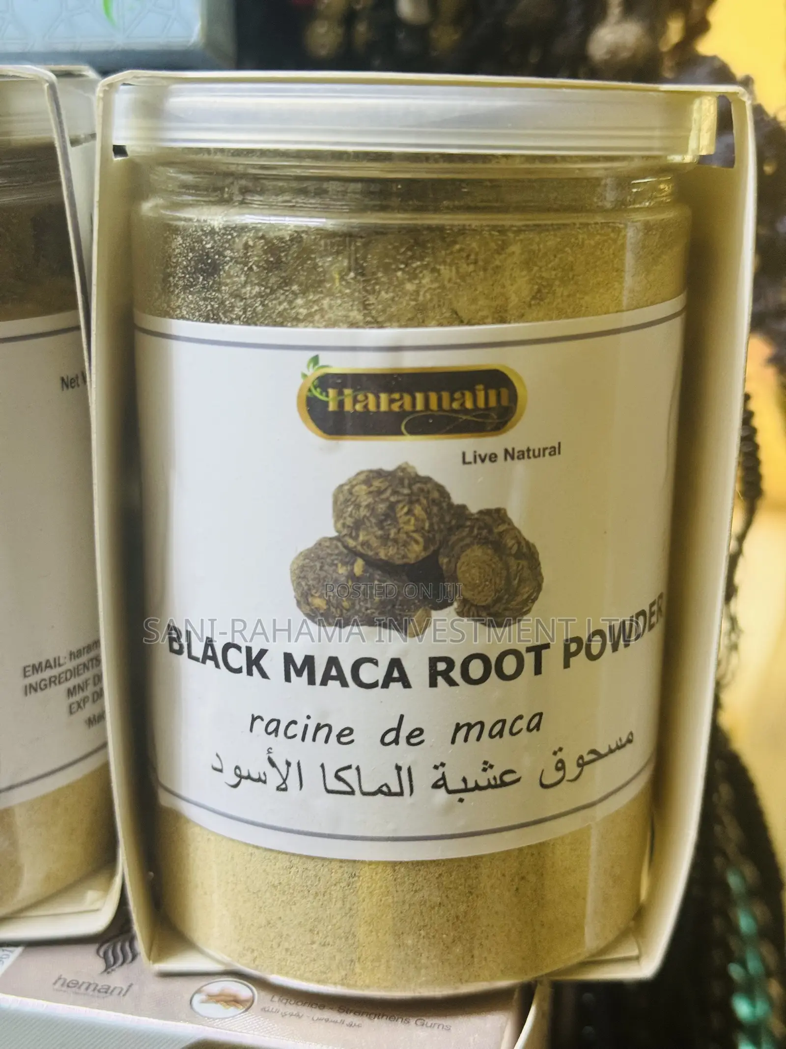 Original Haramain Black Maca Root Powder | Premium Herbal Powder
