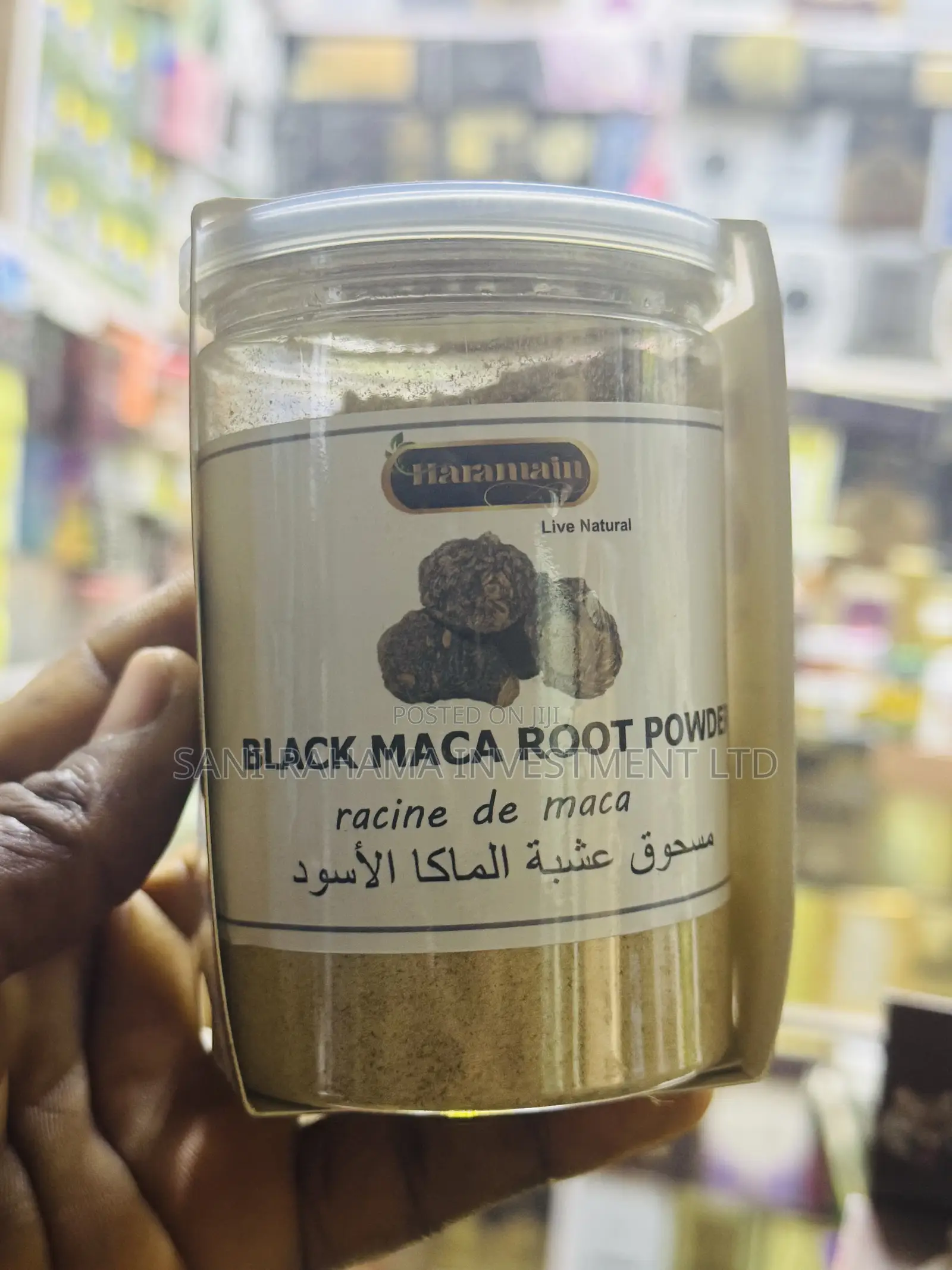 Original Haramain Black Maca Root Powder | Premium Herbal Powder