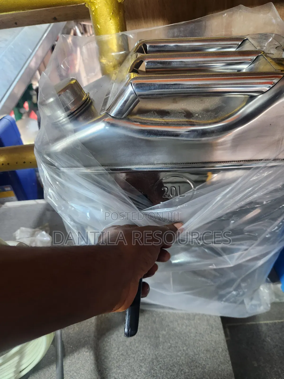 20 Lites Stainless Jerry Can