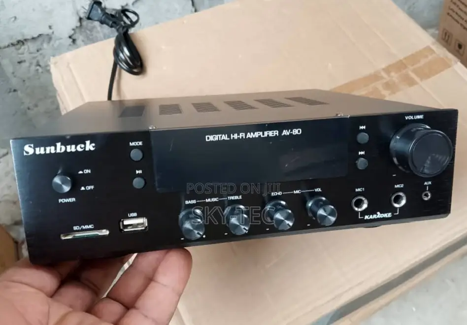 Original Sunbuck Table Power Amplifier Bluetooth USB 500watts