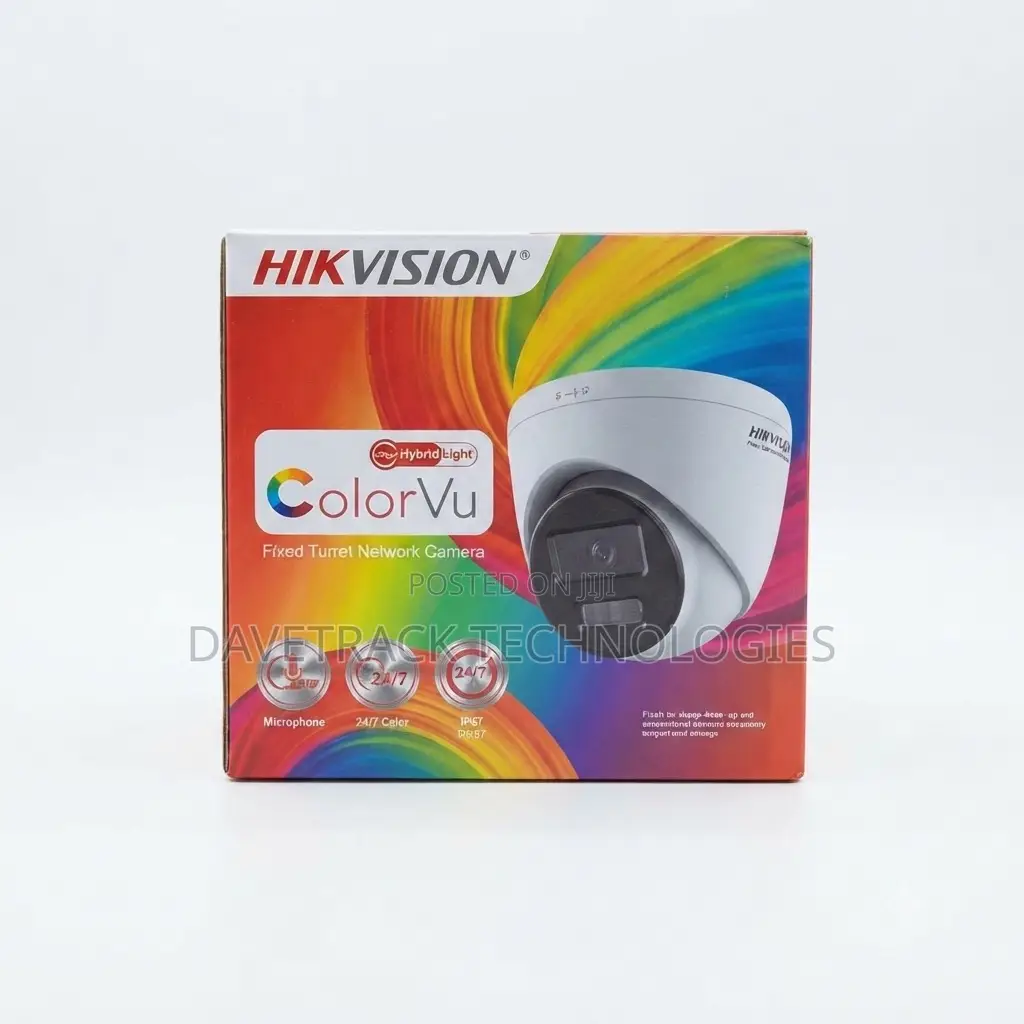 Hikvision 4MP Smart Hybrid Light ColorVu Turret DS-2CD1347G2H-LIUF/SRB