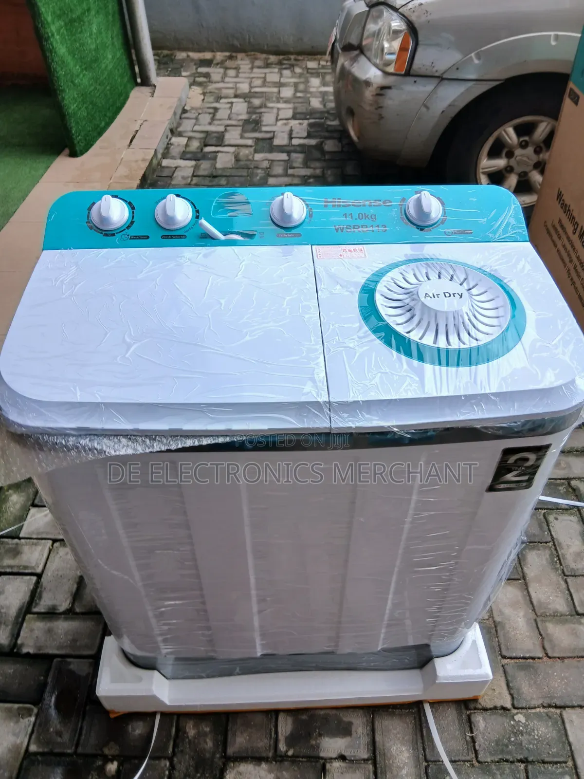 Brand New Hisense 11kg Twin Tub Wash and Spin Machine.