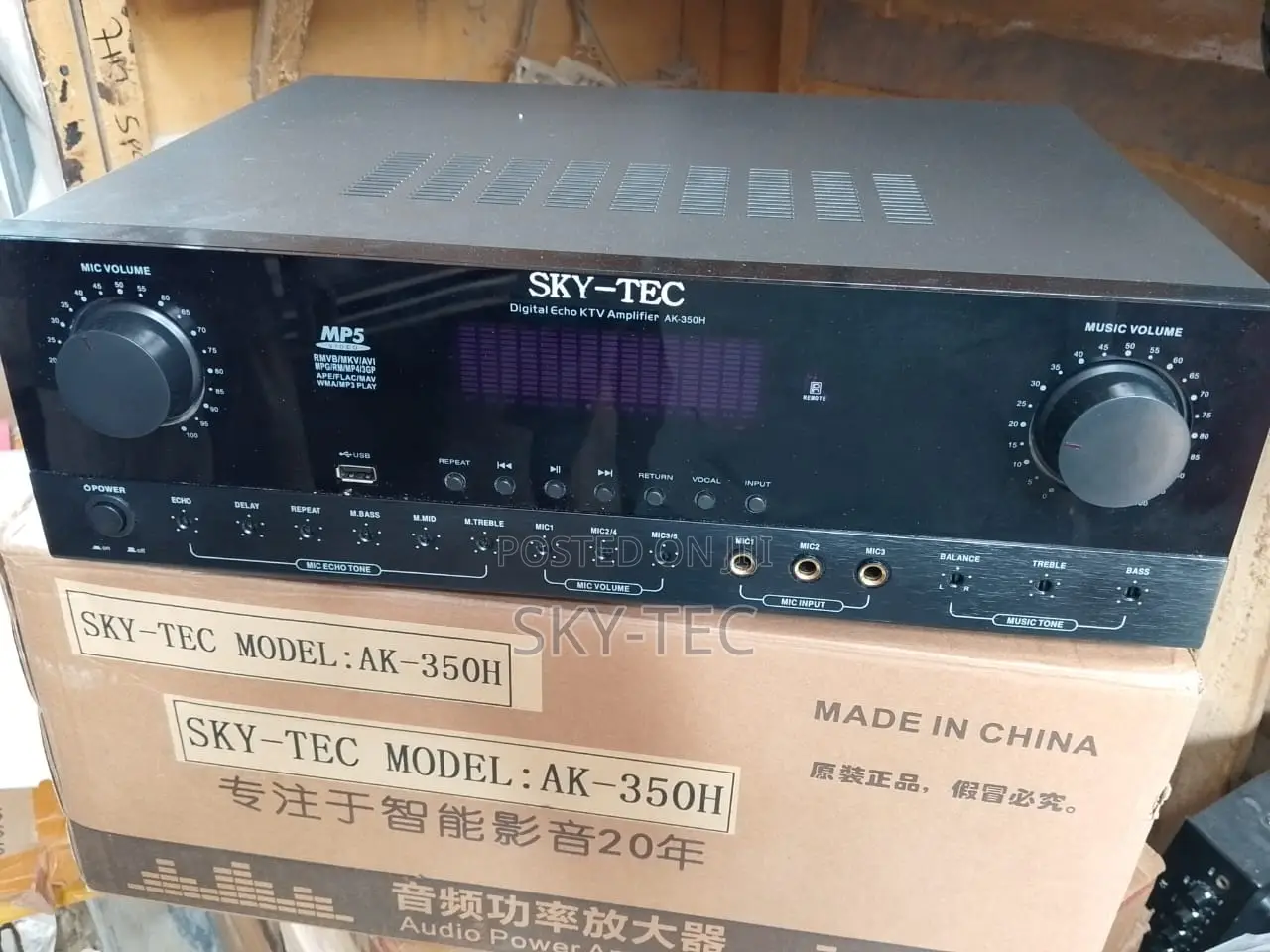 Original Sky-Tec Table Power Amplifier Bluetooth USB 2000watts