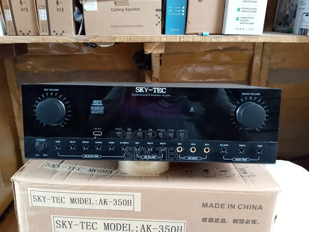 Original Sky-Tec Table Power Amplifier Bluetooth USB 2000watts