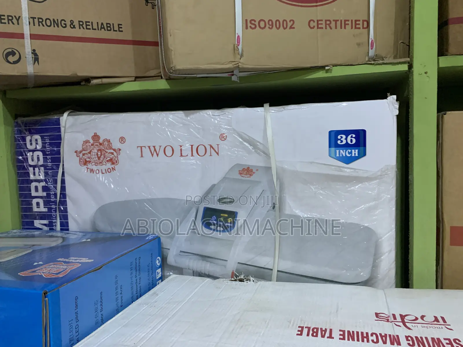 TWO LION 36-Inch Industrial Steam Press Machine