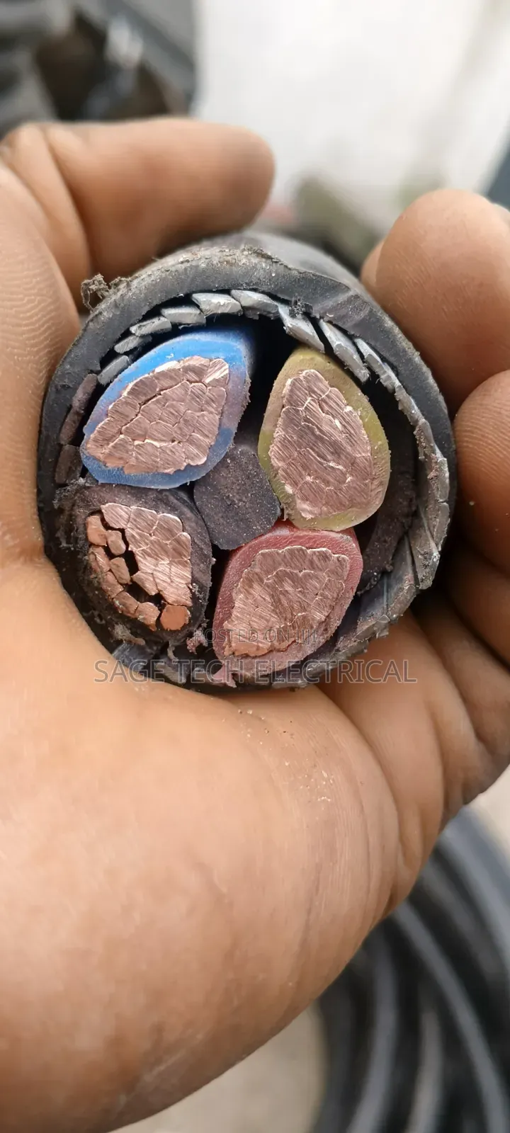 120mm 4core PVC SWA PVC Armoured Cable Kablmetal