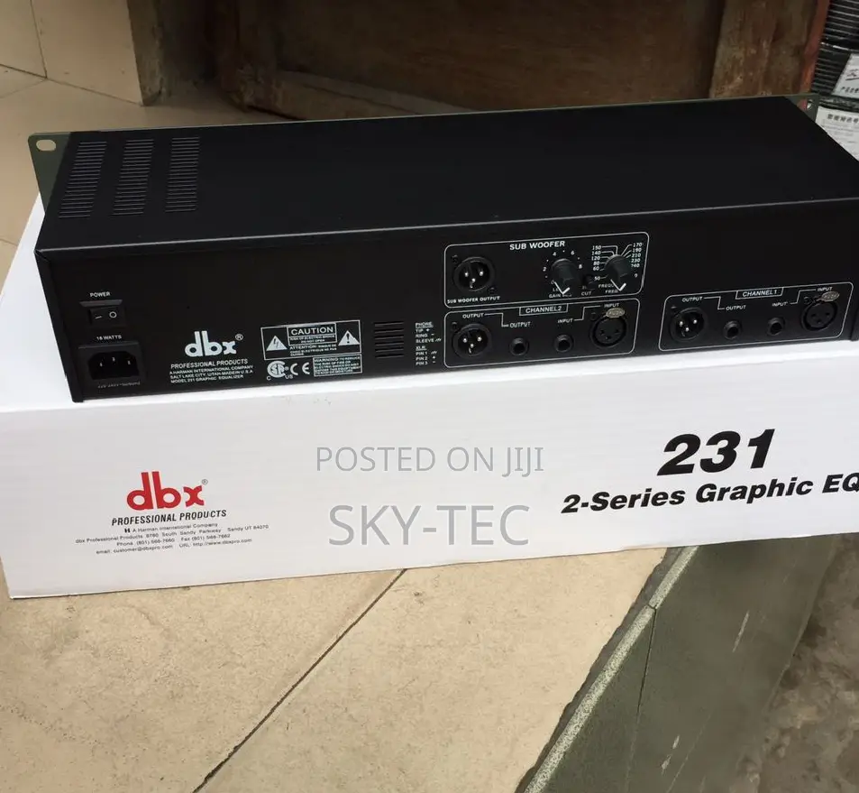 Original DBX Equalizer Eq231 31band With Sub Out