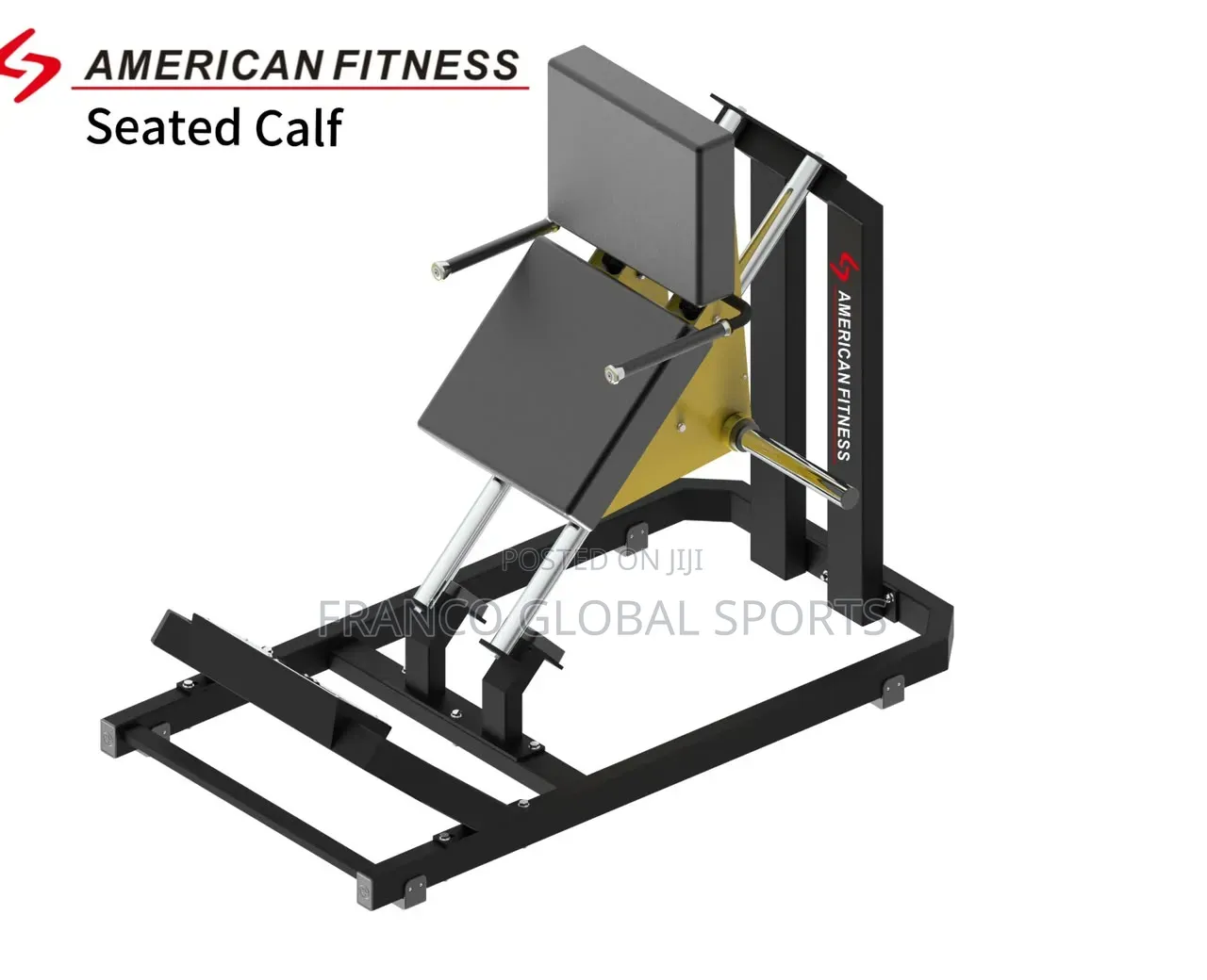 American Fitness Branded Seated Calf Raise Machine