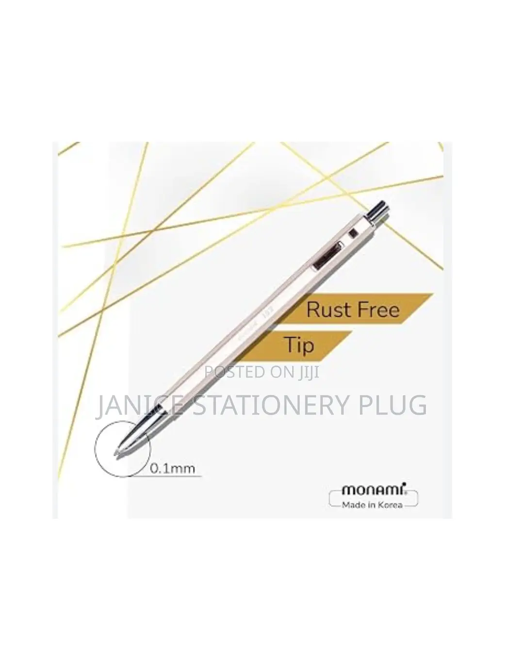 Monami 153 ID Premium Ball Pen Oatmeal Colour