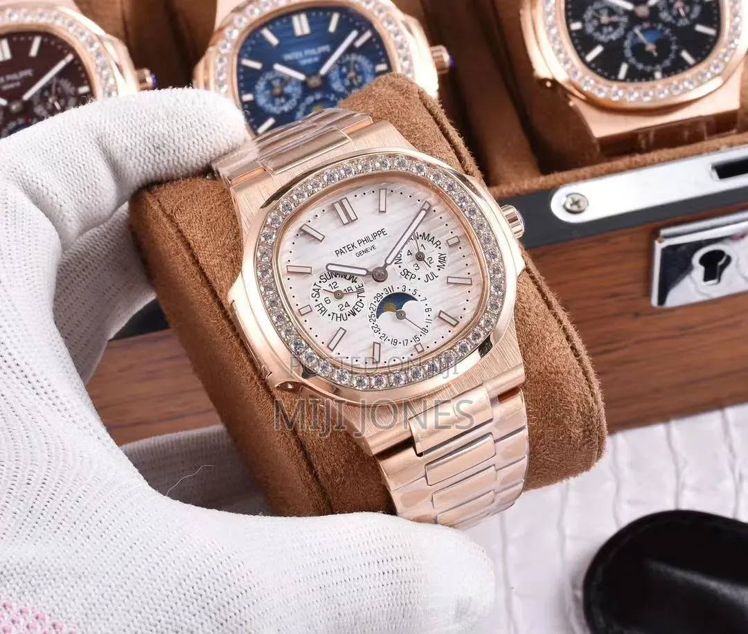 Replica Full Calender Month and Day Watch With Bezel Dial