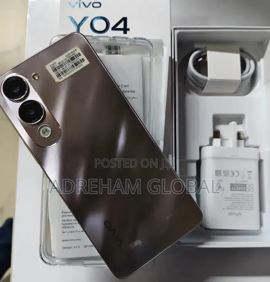 New Vivo Y04 64 GB Silver