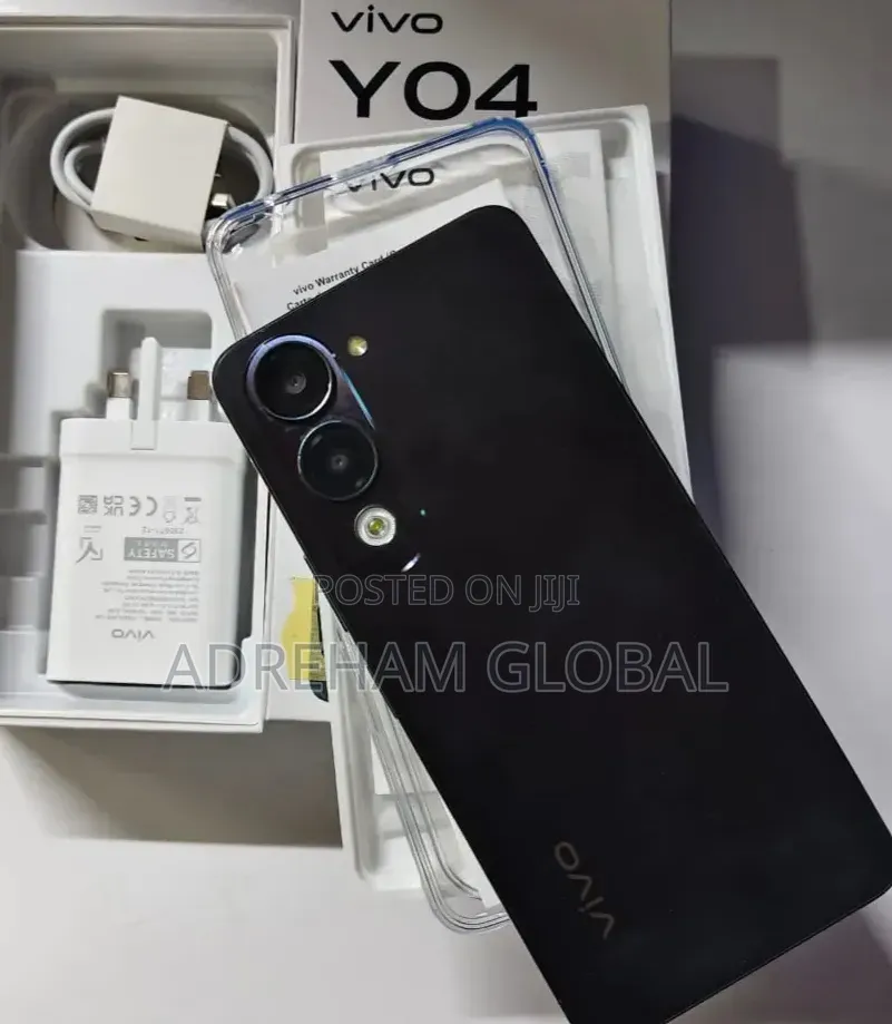 New Vivo Y04 64 GB Silver