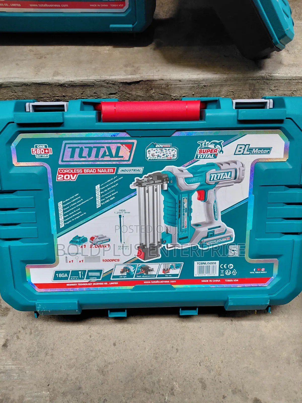 Total F50 Cordless Brad Nailer Machine