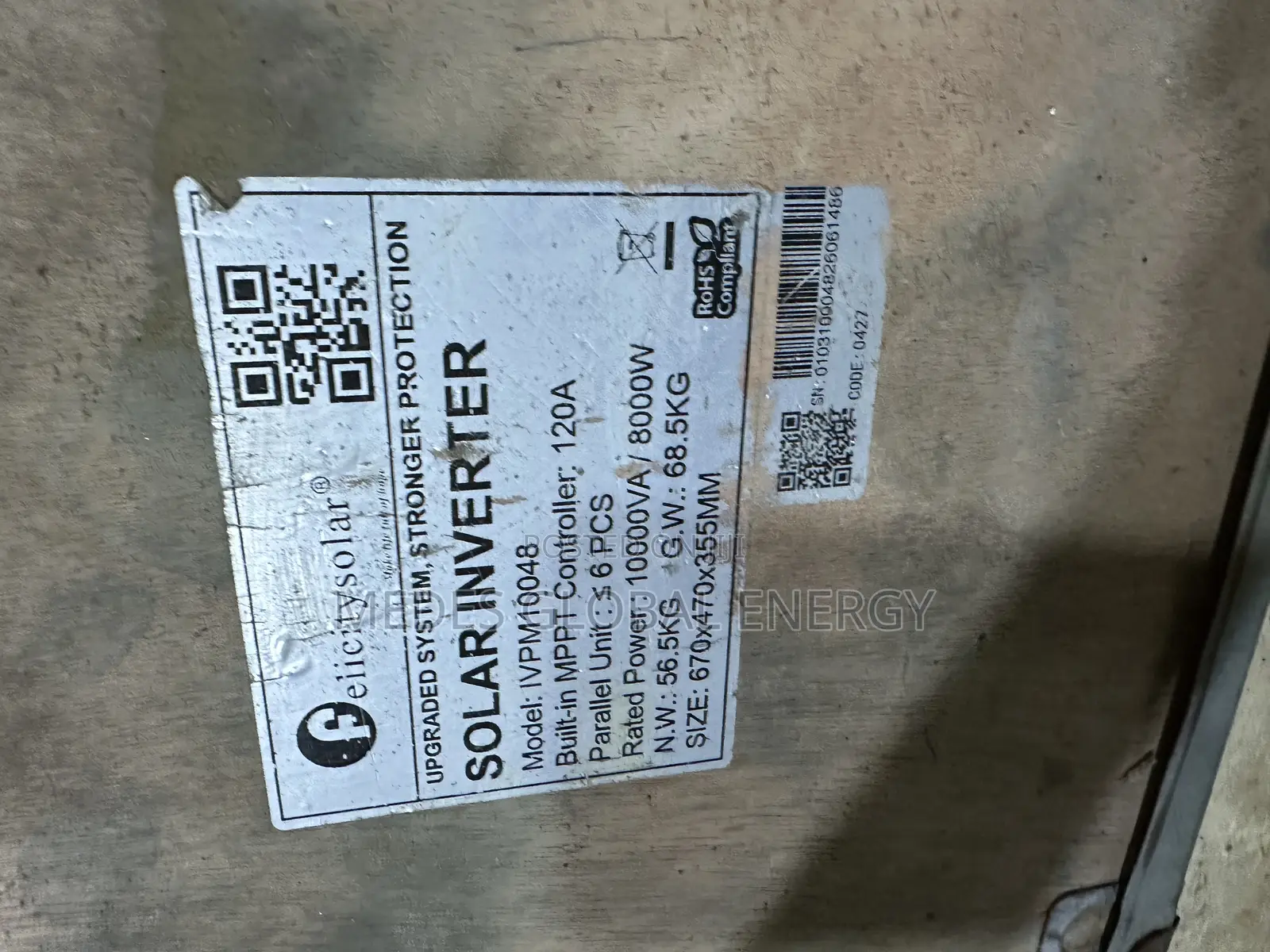 10kva 48v Felicity IVPM Transformerbase Hybrid Inverter